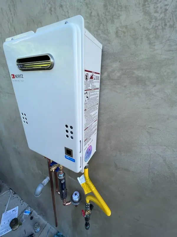 Tankless water heater installation for Nalcrest homes